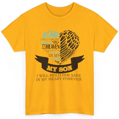 Half Of My Heart Is In Heaven With My Son In Loving Memory Classic Unisex T-Shirt