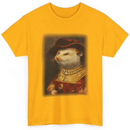Retro Noble Opossum Young Gallant Western Opossum Art Classic Unisex T-Shirt