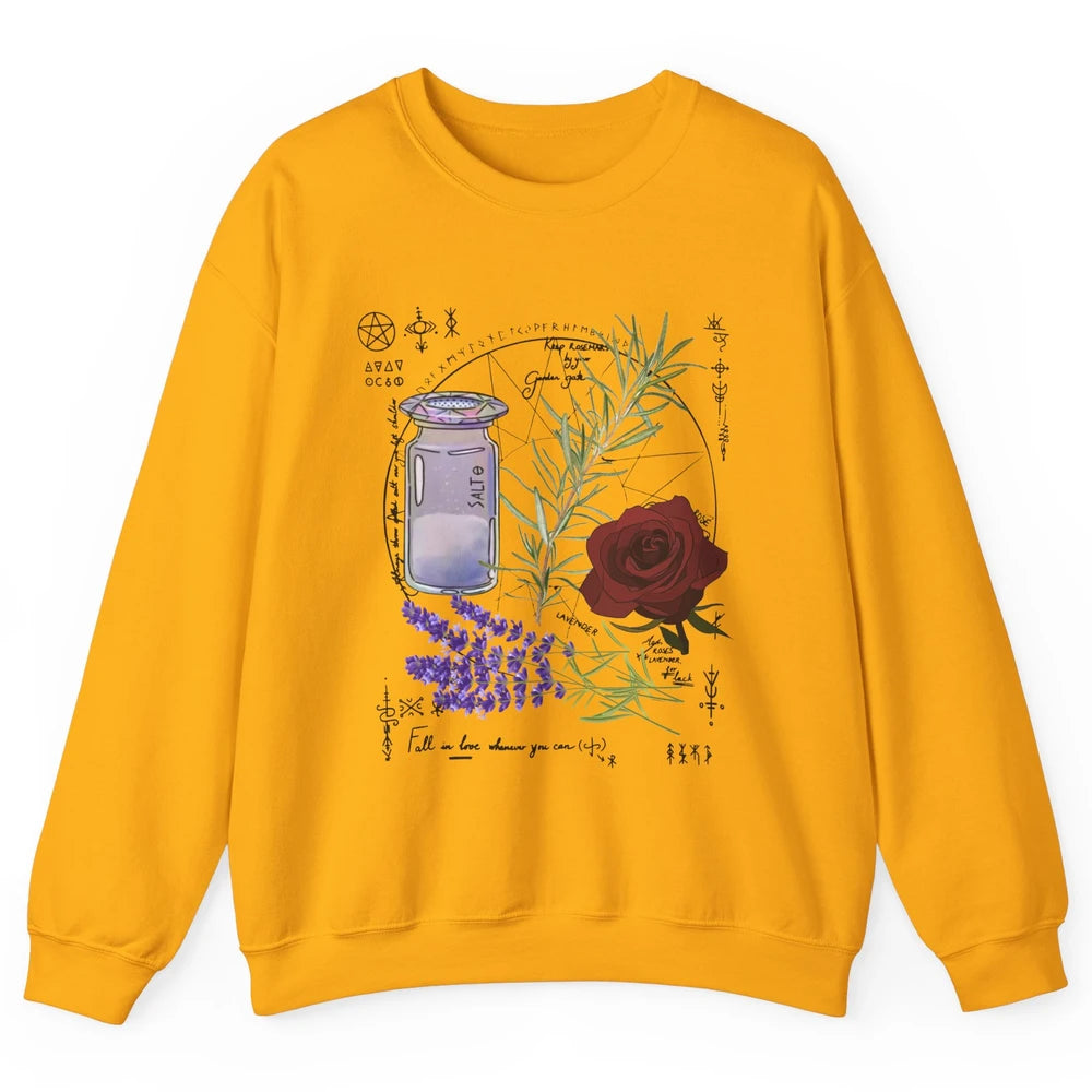 Practical Magic Gardening Card Gardeners Plant Lovers Gift Unisex Crewneck Sweatshirt