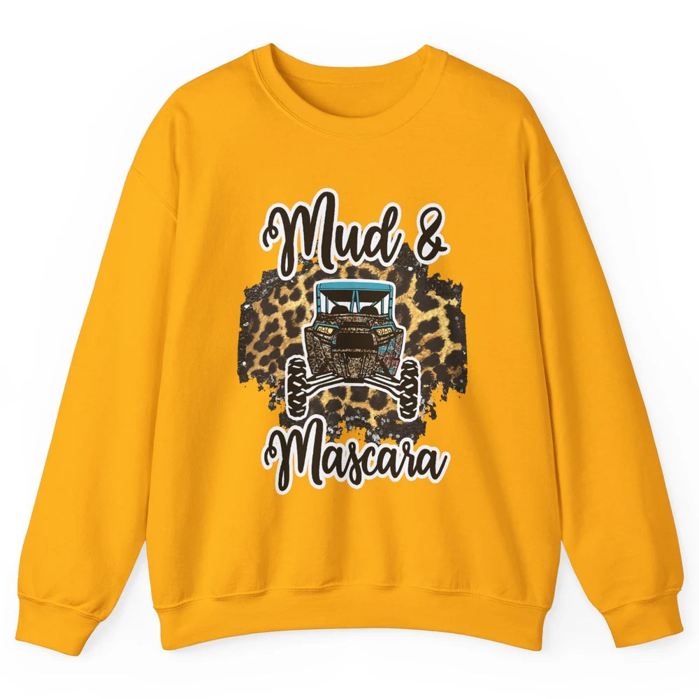 Mud And Mascara Leopard Mud ATV Offroad UTV SXS Rider Women Unisex Crewneck Sweatshirt
