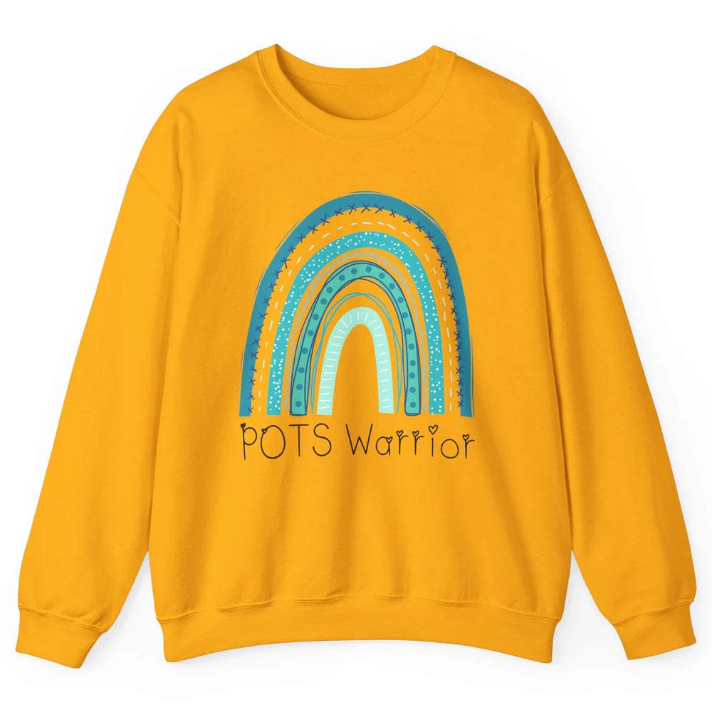 POTS Rainbow Postural Orthostatic Tachycardia Syndrome Unisex Crewneck Sweatshirt