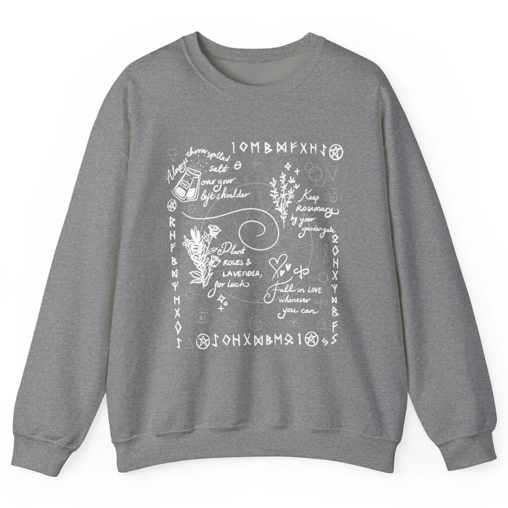 Practical Magic Gardening Card Gardeners Plant Lovers Gift Unisex Crewneck Sweatshirt