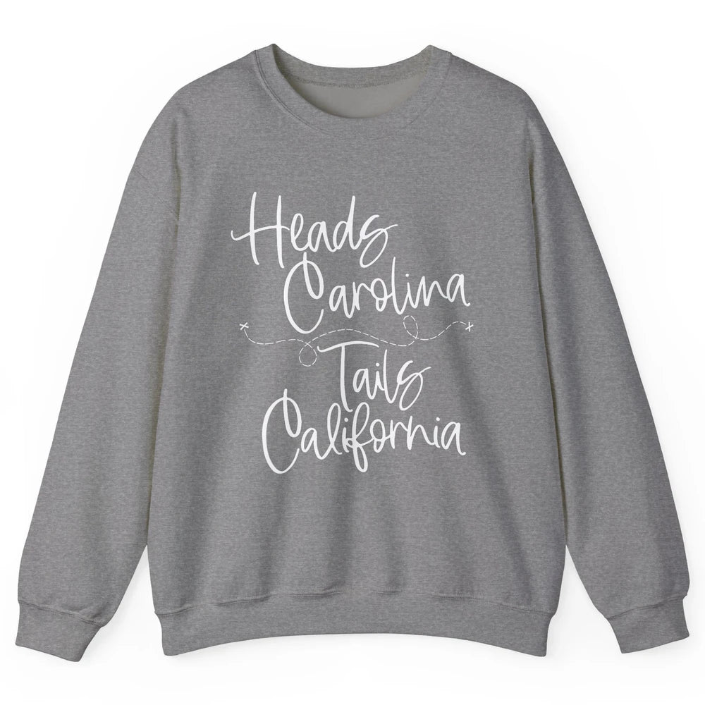 Retro 90s Heads Carolina Tail California Beach Summer Travel Unisex Crewneck Sweatshirt