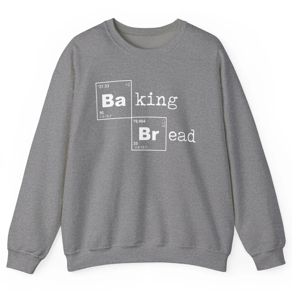 Retro Baking Bread Funny Baking Lovers Gift Bread Bakers Unisex Crewneck Sweatshirt