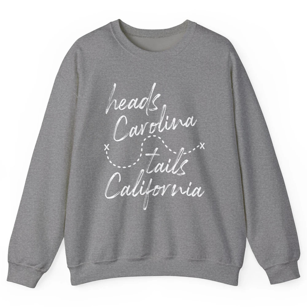 Retro 90s Heads Carolina Tail California Beach Summer Travel Unisex Crewneck Sweatshirt