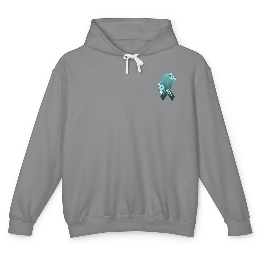 Premenstrual Dysphoric Disorder PMDD Awareness Ribbon Unisex Lightweight Hoodie