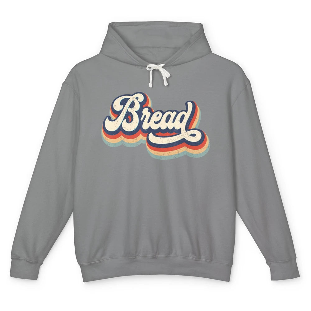 Retro 70s Bread Vintage Baking Baker Sweet Bun Bakery Lover Unisex Lightweight Hoodie