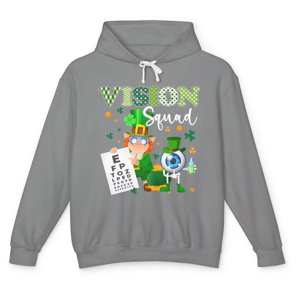 Optometrist St Patrick’s Day Vision Squad Optometry Shamrock Unisex Lightweight Hoodie