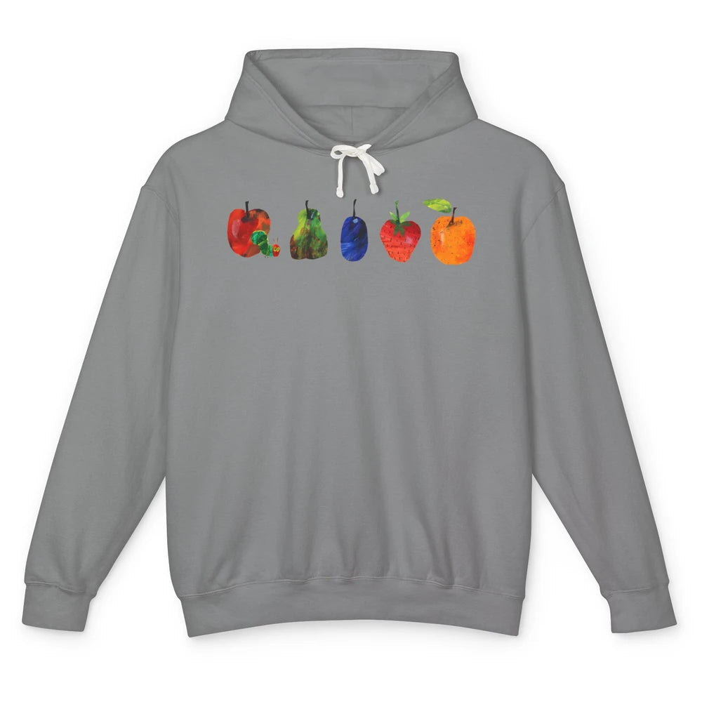 Hungry Caterpillar Fruit Always Hungry Caterpillar Unisex Lightweight Hoodie