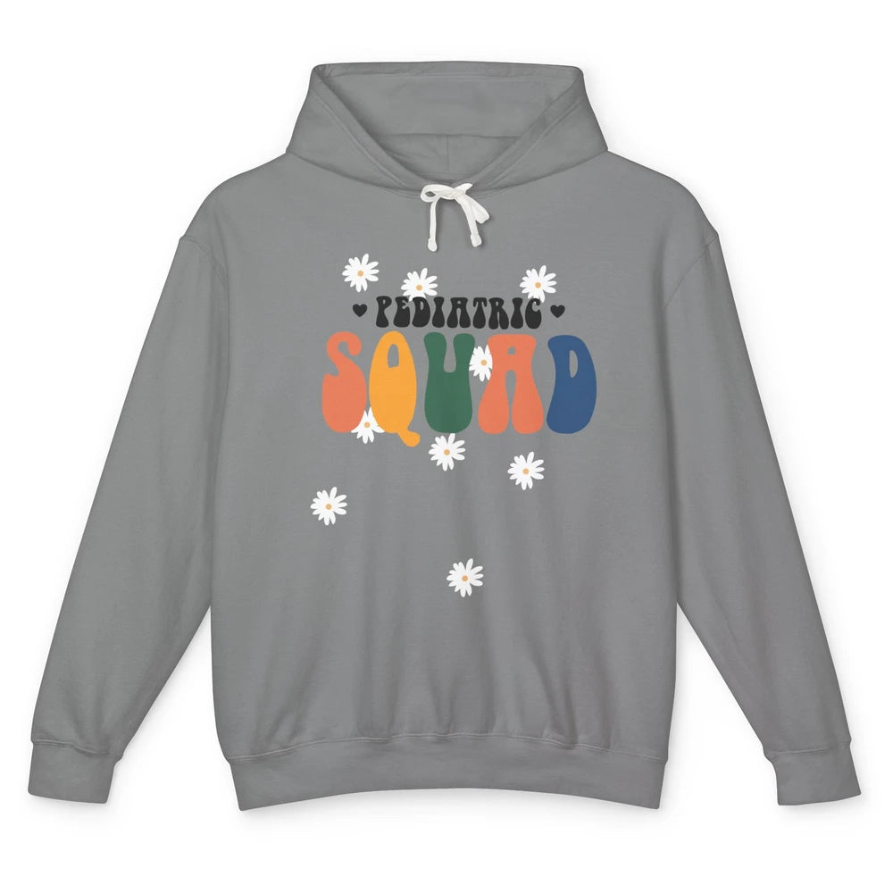 Pediatric Squad Peds Nurse Pediatric Physical Nursing School Unisex Lightweight Hoodie