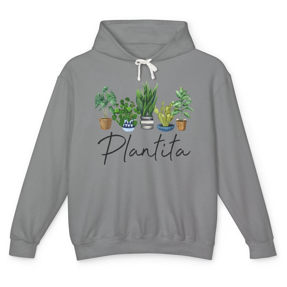 Plantita Plant Lovers Gardening Planting Plant Lady Gift Unisex Lightweight Hoodie