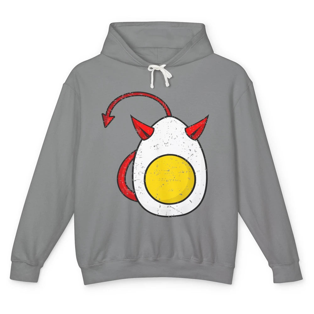 Retro Deviled Egg Funny Halloween Costume Men Women Kids Unisex Lightweight Hoodie
