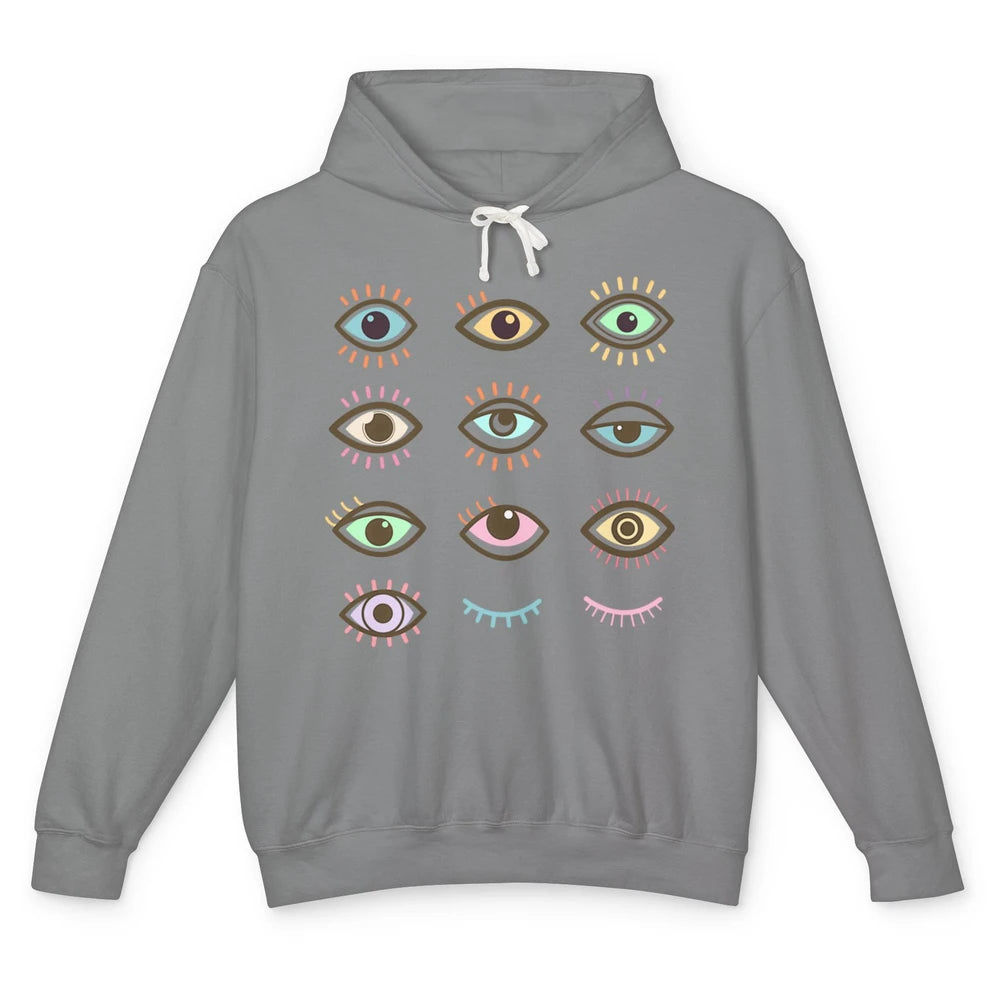 Ophthalmic Technician Tech Optometry Optician Eyes Rainbow Unisex Lightweight Hoodie