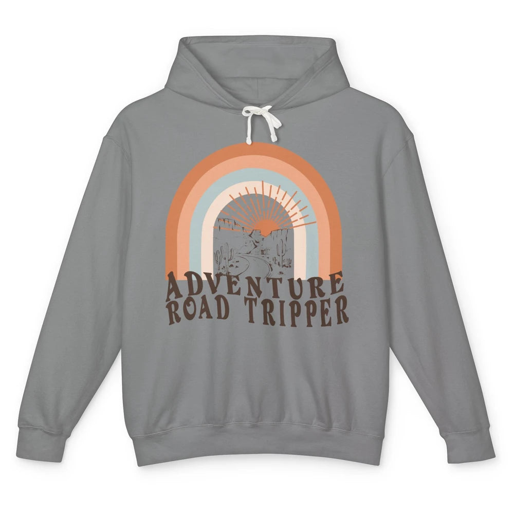 Retro Adventure Road Tripper Vintage Country Wilderness Unisex Lightweight Hoodie