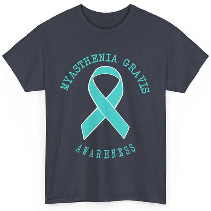 Myasthenia Gravis Awareness Ribbon Neuromuscular Disease Classic Unisex T-Shirt