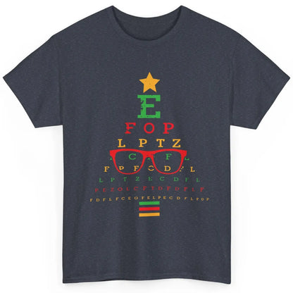 Optician Christmas Funny Xmas Tree Eyeglasses Optometrist Classic Unisex T-Shirt