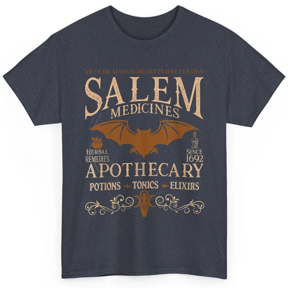 Retro Salem Apothecary Halloween Night Salem Witches 1692 Classic Unisex T-Shirt