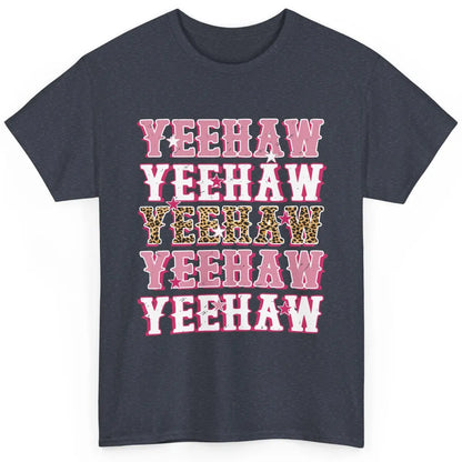 Retro Leopard Yeehaw Western Country Cowboy Cowgirl Costume Classic Unisex T-Shirt