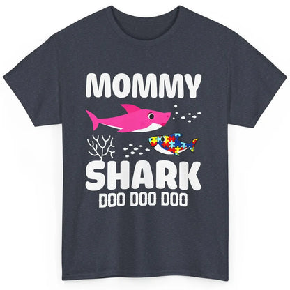 Mommy Shark Autism Shark Puzzle Autism Mom Autism Awareness Classic Unisex T-Shirt