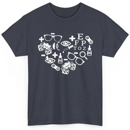 Optometrist Symbols Heart Optician Sight Squad Optometry Classic Unisex T-Shirt