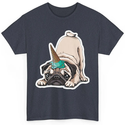 Puppy Pugs Funny Unicorn Pug Dog Lovers Gift Cute Pug Dog Classic Unisex T-Shirt