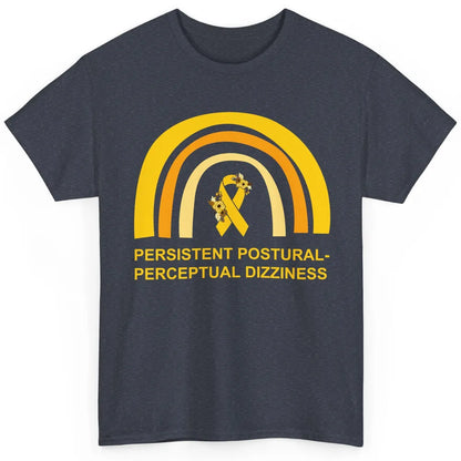 Persistent Postural-perceptual Dizziness PPPD Yellow Rainbow Classic Unisex T-Shirt