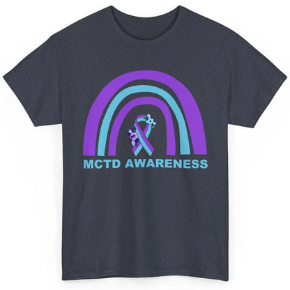 Mixed Connective Tissue Disease Awareness MCTD Floral Ribbon Classic Unisex T-Shirt