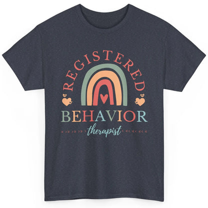 Boho Rainbow Registered Behavior Tech RBT Behavior Therapist Classic Unisex T-Shirt