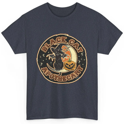 Black Cat Apothecary Cat Witch Pumpkin Halloween Costume Classic Unisex T-Shirt