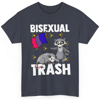 Raccoon LGBT Bisexual Trash Funny Flag Pride Animal Lovers Classic Unisex T-Shirt