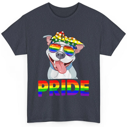 Pitbull Pride Dog Mom LGBT Gay Pride Month Classic Unisex T-Shirt