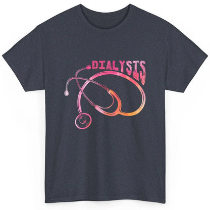 Nephrologist Dialysis Tech Nurse Stethoscope Kidney Nursing Classic Unisex T-Shirt
