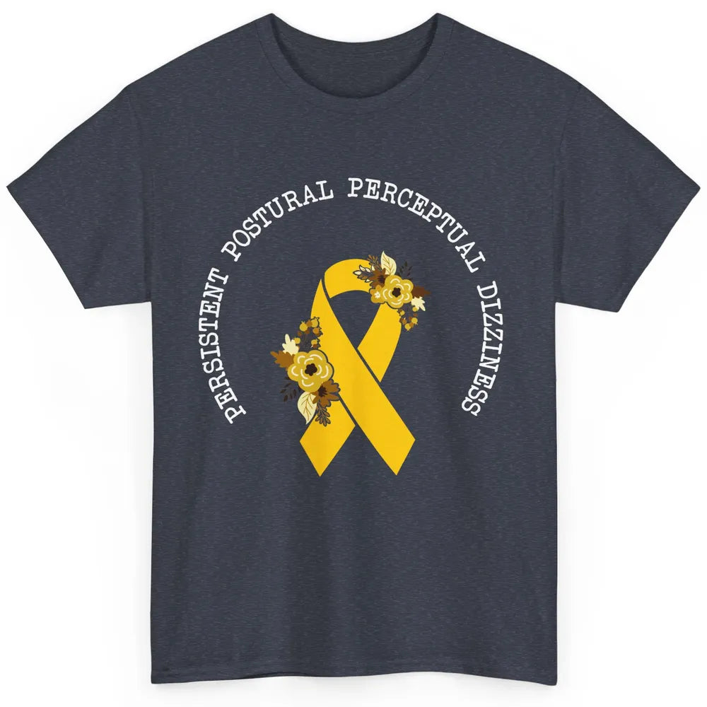 Persistent Postural-perceptual Dizziness PPPD Yellow Ribbon Classic Unisex T-Shirt