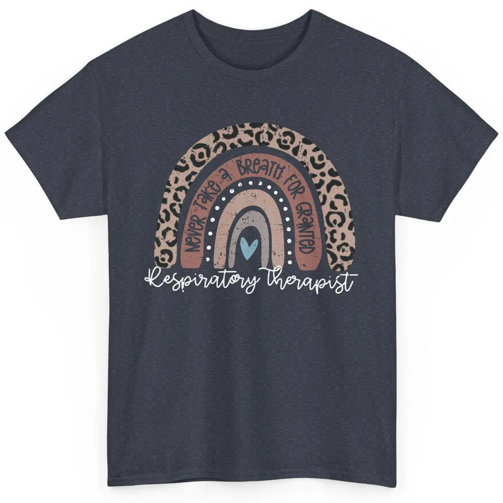 Retro Respiratory Therapy Rainbow Respiratory Therapist Gift Classic Unisex T-Shirt