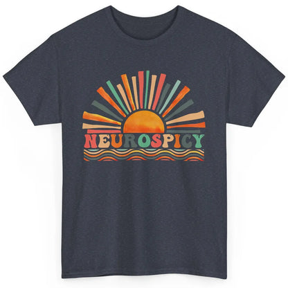 Retro Neurospicy Funny ADHD Neurodiversity Autism Awareness Classic Unisex T-Shirt