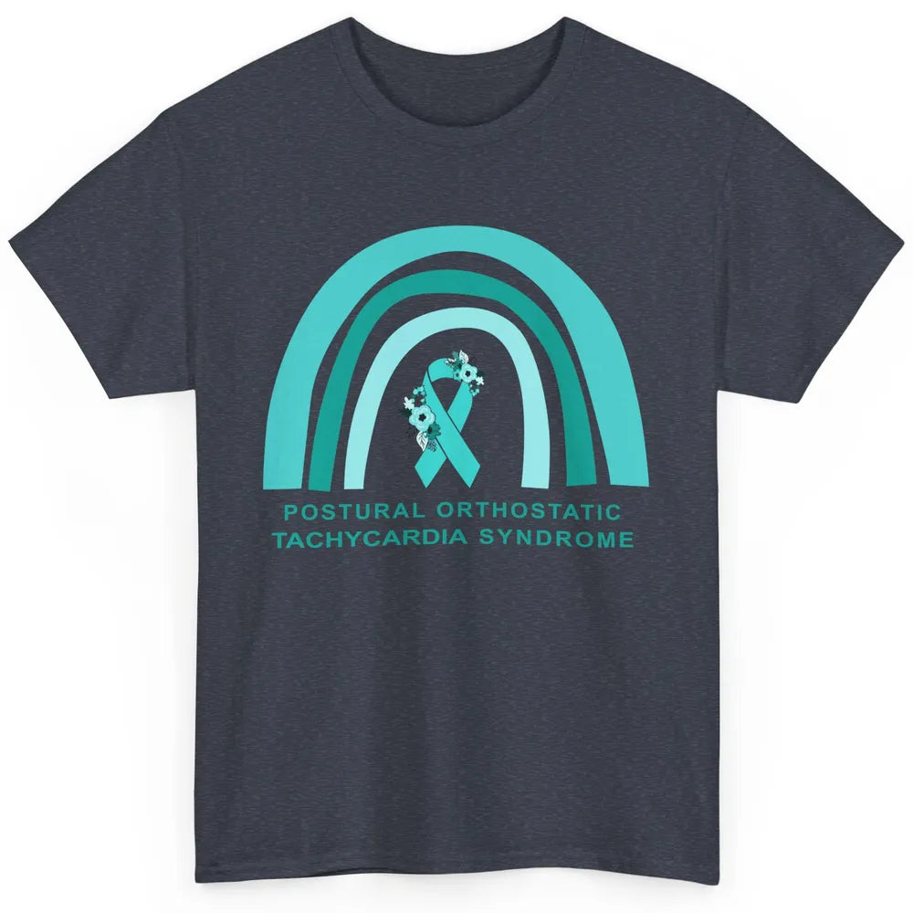 POTS Postural Orthostatic Tachycardia Syndrome Turquoise Classic Unisex T-Shirt