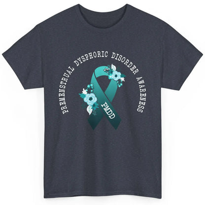 Premenstrual Dysphoric Disorder PMDD Awareness Ribbon Classic Unisex T-Shirt