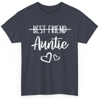 Promoted From Bestie To Auntie Pregnancy Reveal Bestfriend Classic Unisex T-Shirt