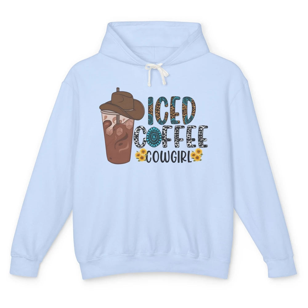 Peace Love Rodeo Coffee Western Boots Cactus Cowboy Vintage Unisex Lightweight Hoodie