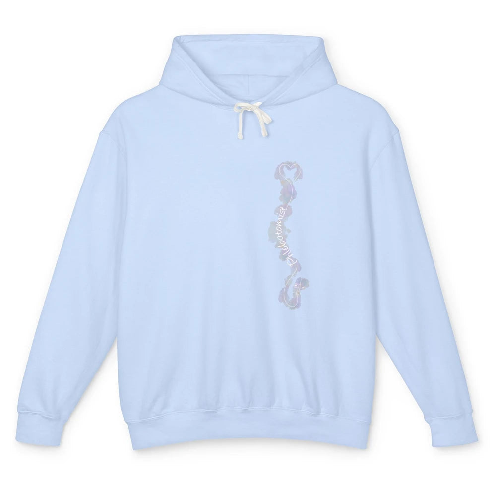 Minimalist Phlebotomist Heart Vein Nurse Phlebotomy Women Unisex Lightweight Hoodie