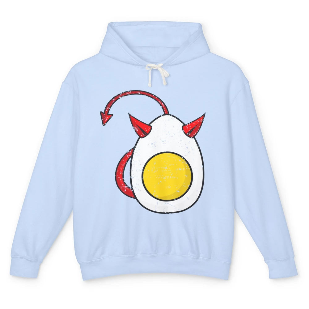 Retro Deviled Egg Funny Halloween Costume Men Women Kids Unisex Lightweight Hoodie