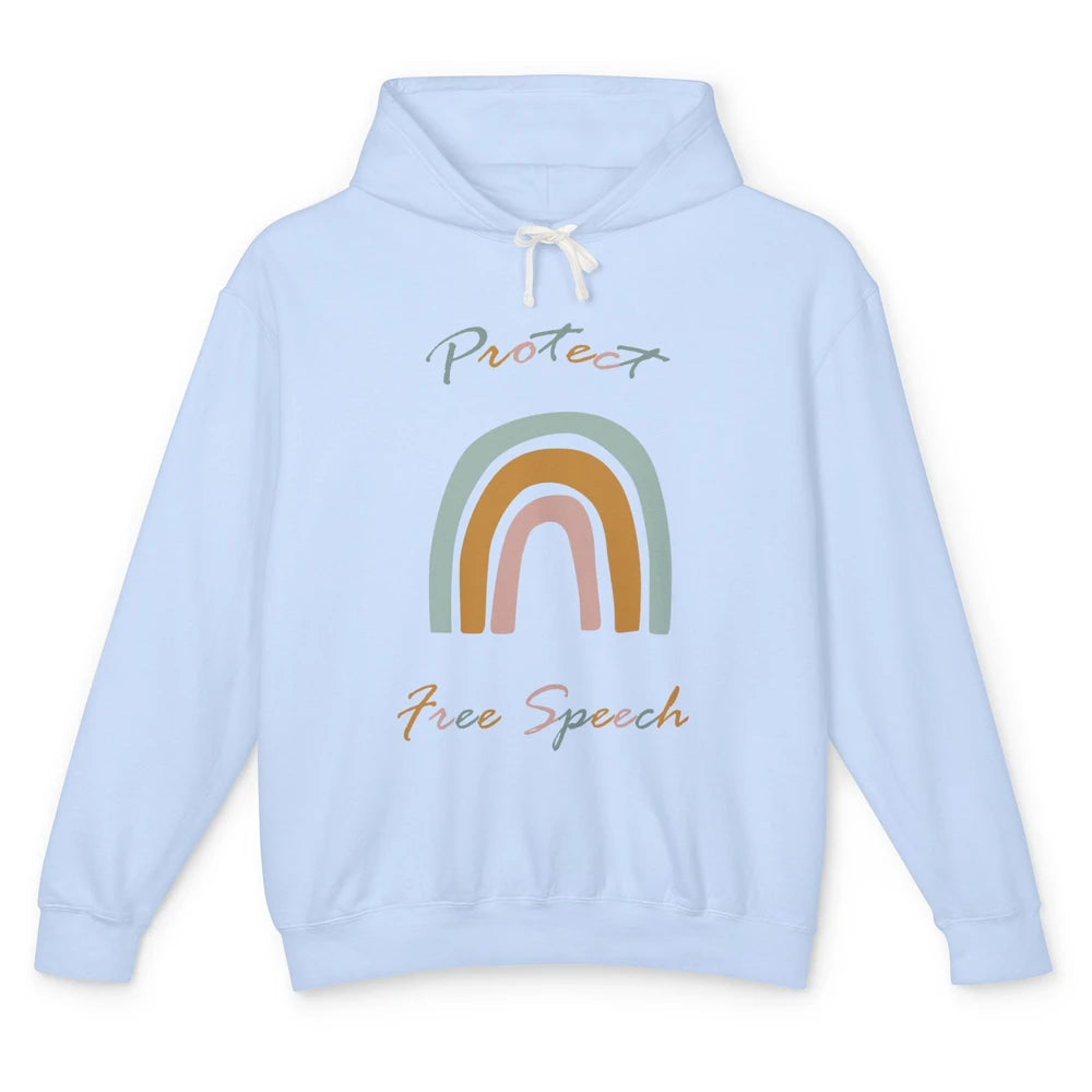 Political Protect Free Speech - Free Speech For Everyone Unisex Lightweight Hoodie