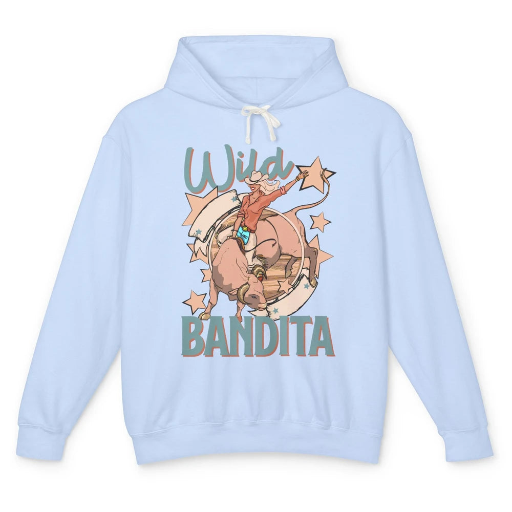 Retro Cowgirl Wild Bandita Western Country Cowboy Wild West Unisex Lightweight Hoodie
