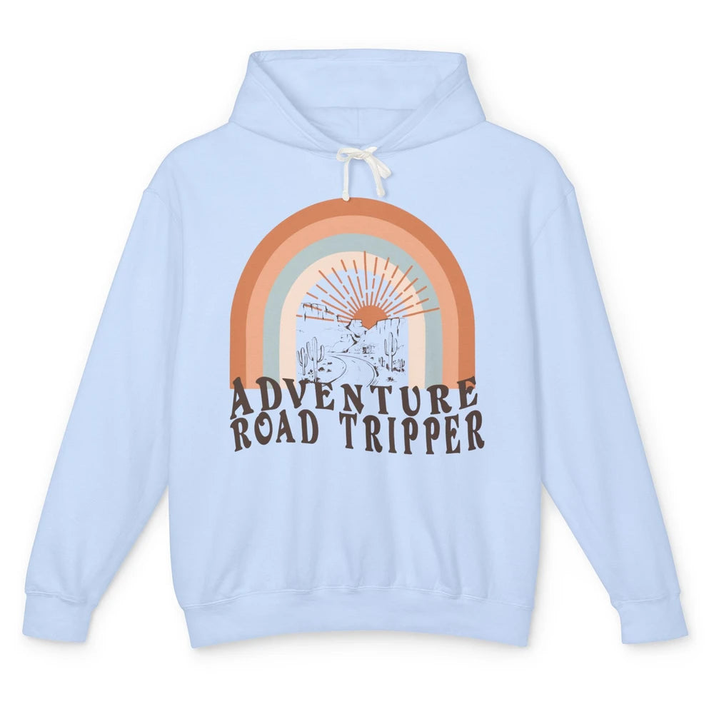 Retro Adventure Road Tripper Vintage Country Wilderness Unisex Lightweight Hoodie