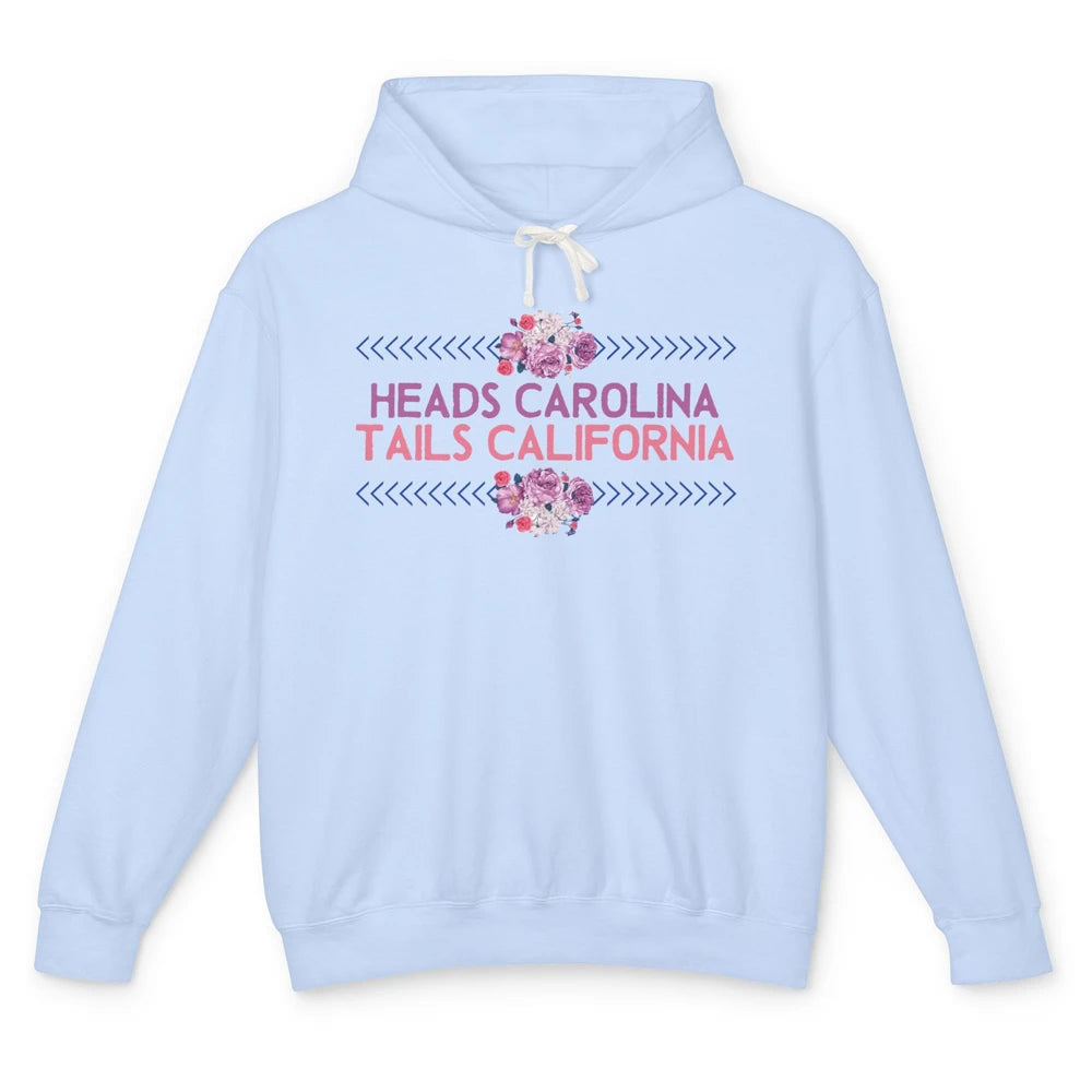 Retro Heads Carolina Tails California Western Summer Holiday Unisex Lightweight Hoodie