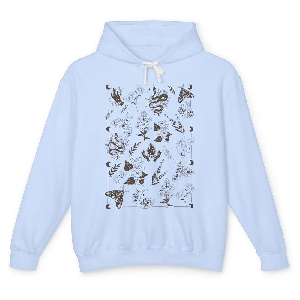 Practical Magic Witch Gardening Card Gardeners Plant Lovers Unisex Lightweight Hoodie