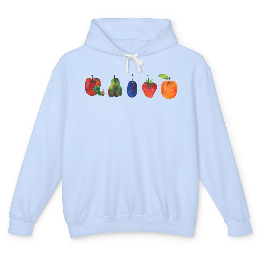 Hungry Caterpillar Fruit Always Hungry Caterpillar Unisex Lightweight Hoodie