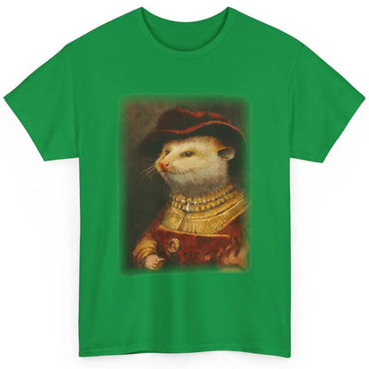 Retro Noble Opossum Young Gallant Western Opossum Art Classic Unisex T-Shirt