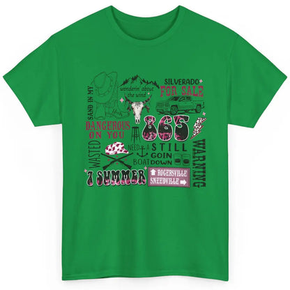 Retro Cowboy Boot Hat Sand In My Boots Western Country Music Classic Unisex T-Shirt