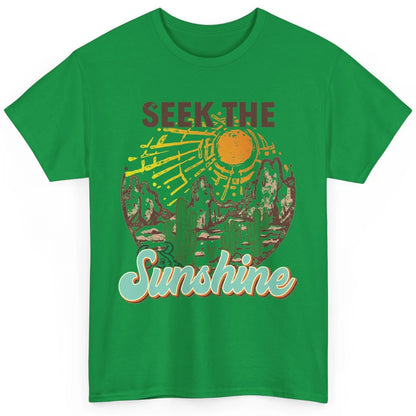 Retro Desert Cactus Seek The Sunshine Western Country Girls Classic Unisex T-Shirt